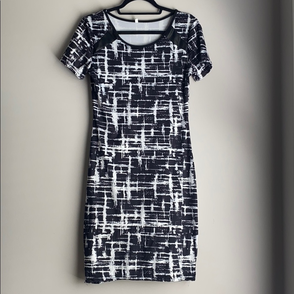 Black and white dress